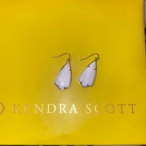 Kendra Scott White stone earrings
